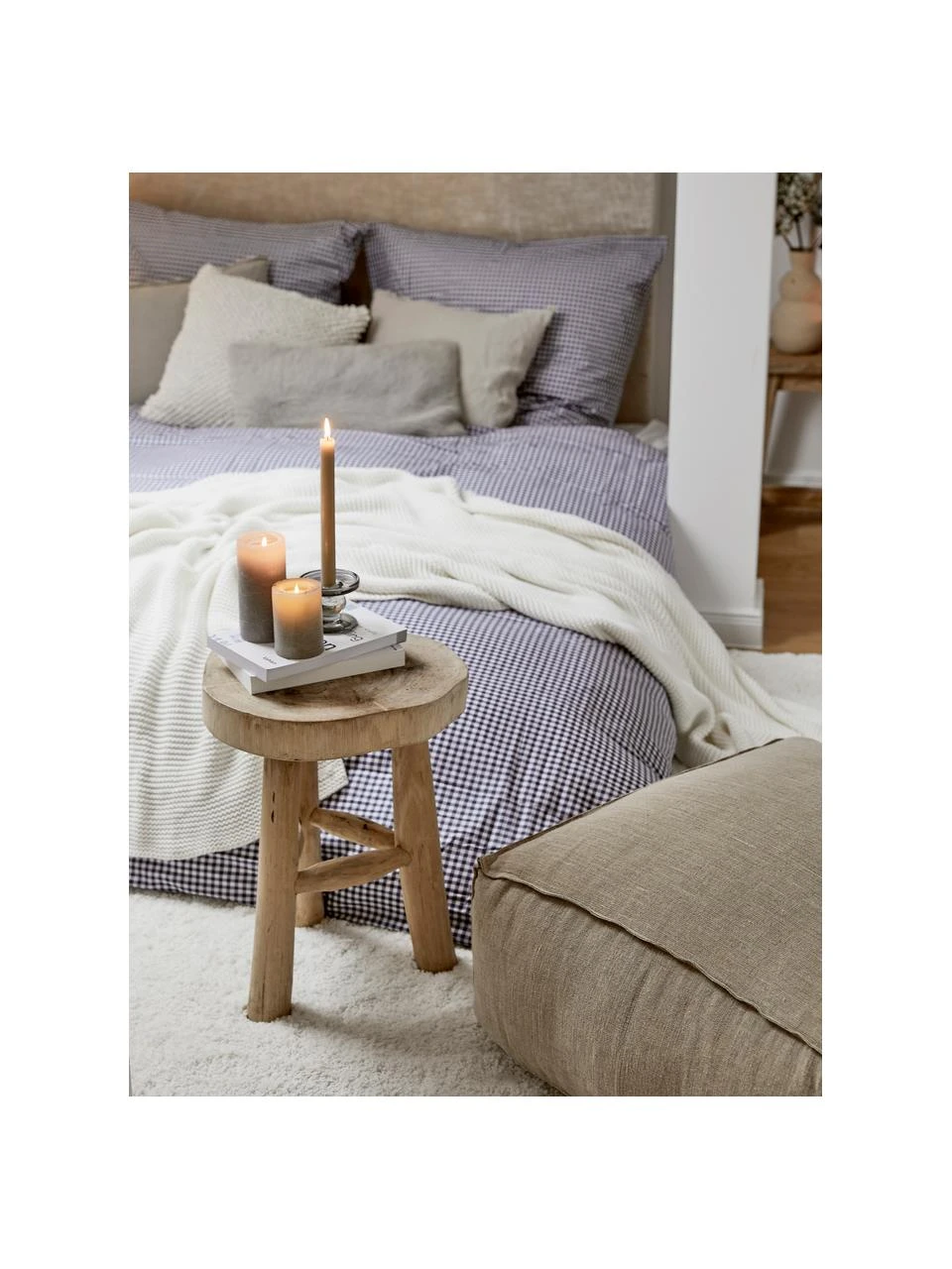 Runder Hocker Beachside aus Mungurholz, Ø 40 x H 50 cm – Bild 2