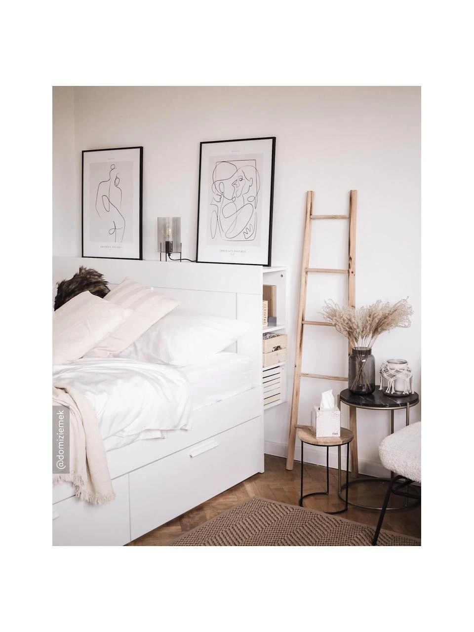 Westwing Collection Runder Marmor-Beistelltisch Ella, Ø 40 x H 50 cm – Bild 2