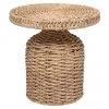 Bloomingville Runder Rattan-Beistelltisch Camo, Ø 47 x H 47 cm