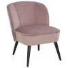 Anderson Samt-Cocktailsessel Lucky in Altrosa, B 59 x T 68 cm