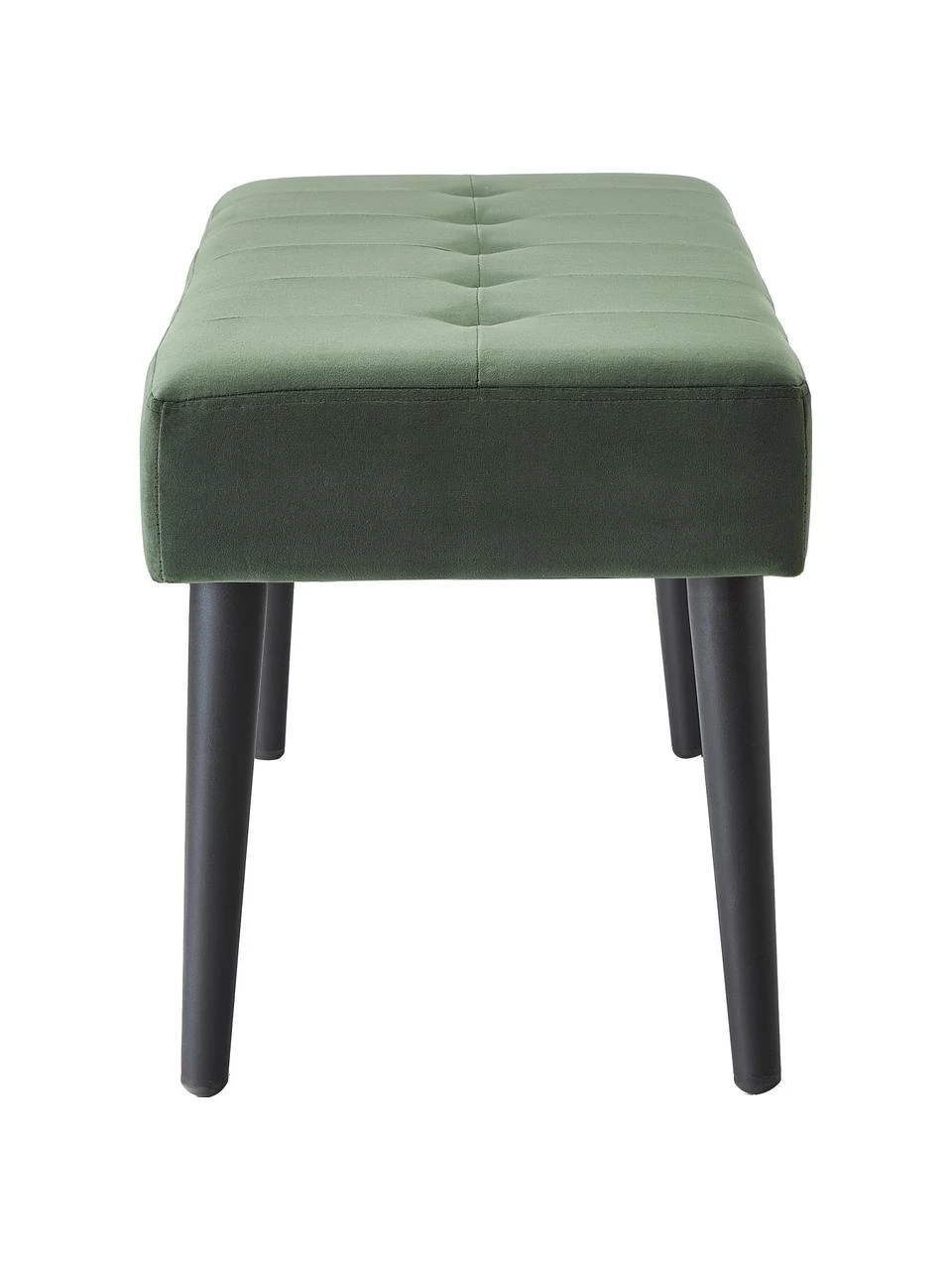 Samt-Polsterbank Glory in Dunkelgrün, B 95 x H 45 cm – Bild 5