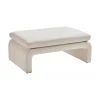 Samt-Sitzbank Mika in Beige, B 105 x H 45 cm