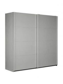 Schwebetürenschrank Mia in Grau, 2-türig, B 225 x H 210 cm
