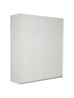 Schwebetürenschrank Mia in Weiß, 2-türig, B 180 x H 210 cm