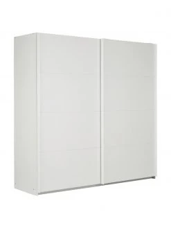Schwebetürenschrank Mia in Weiß, 2-türig, B 225 x H 210 cm