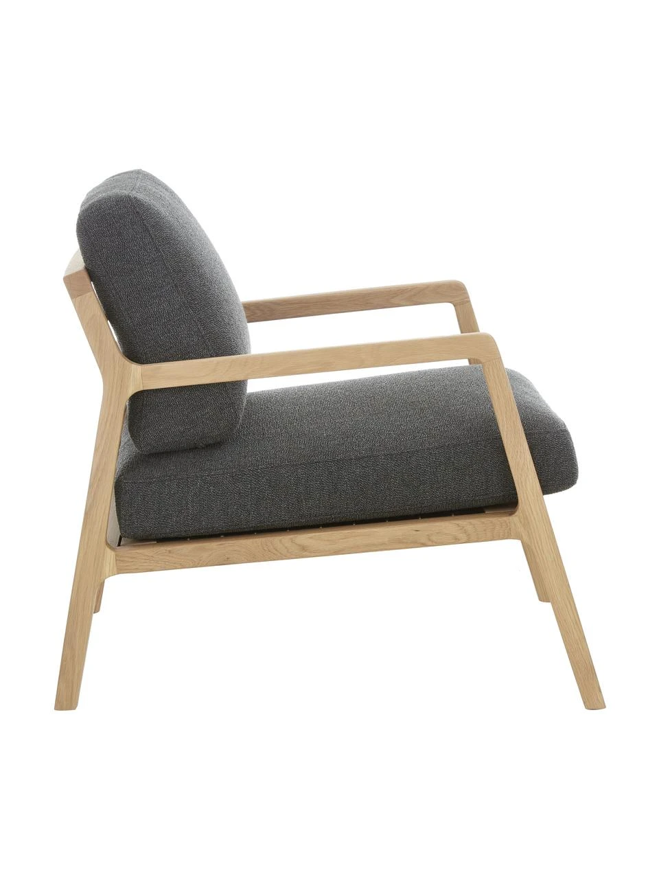 Westwing Collection Sessel Becky aus Eichenholz, B 73 x H 71 cmNur noch wenige verfügbar – Bild 6