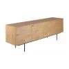 Sideboard Allure mit Schublade und Türen aus Eichenholzfurnier, B 200 x H 75 cm