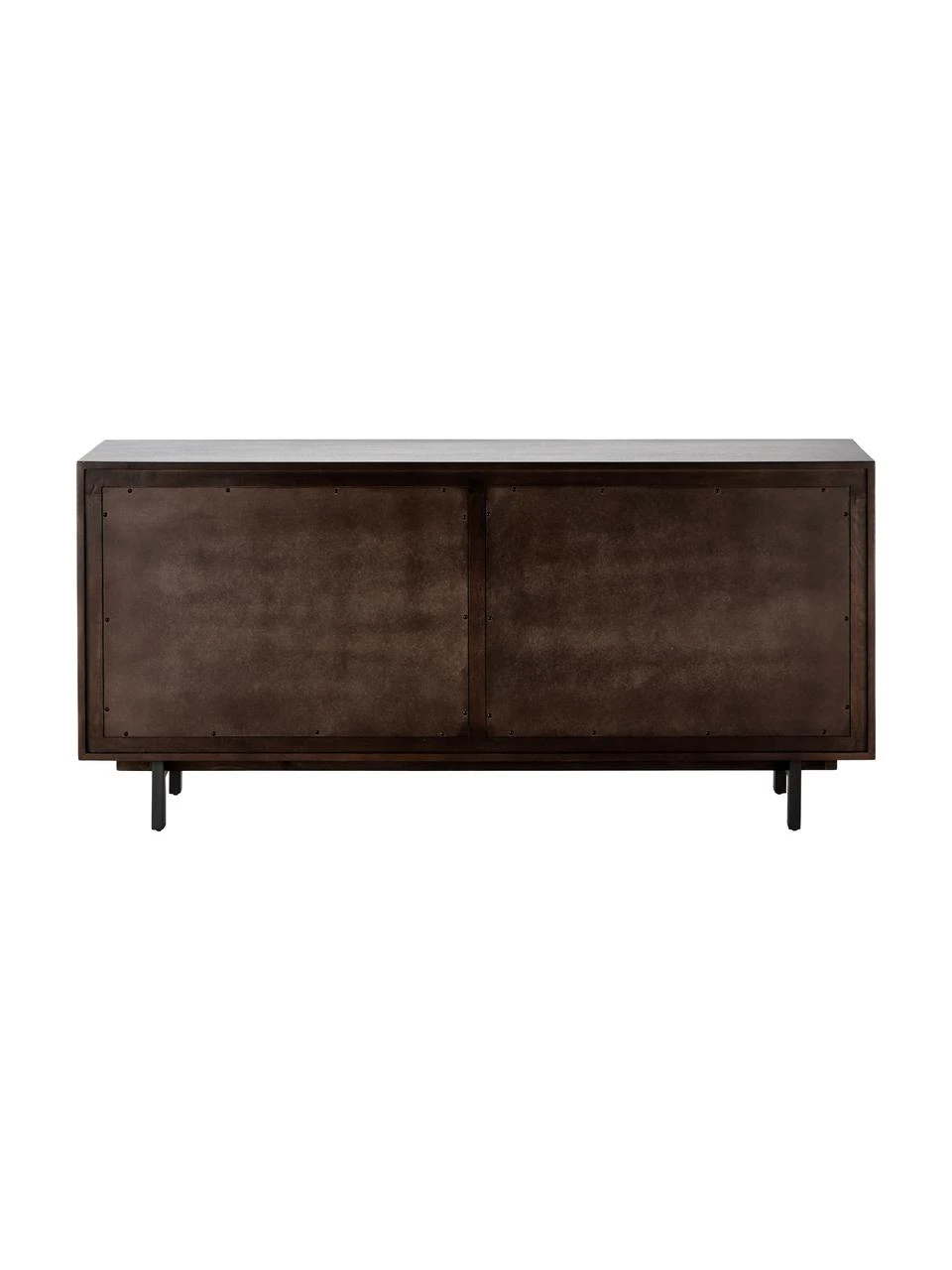 Westwing Collection Sideboard Karl mit Türen aus massivem Mangoholz, B 165 x H 61 cm – Bild 6