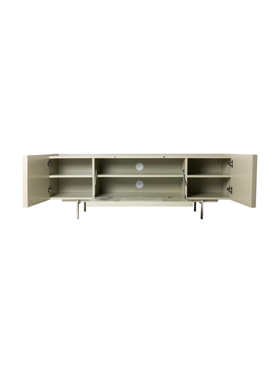 HKliving Sideboard Pebble in Beige, B 160 x H 55 cm – Bild 4