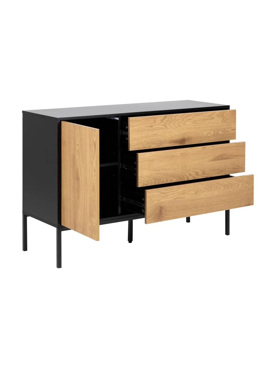 Sideboard Seaford aus Holz und Metall, B 120 x H 82 cm – Bild 5