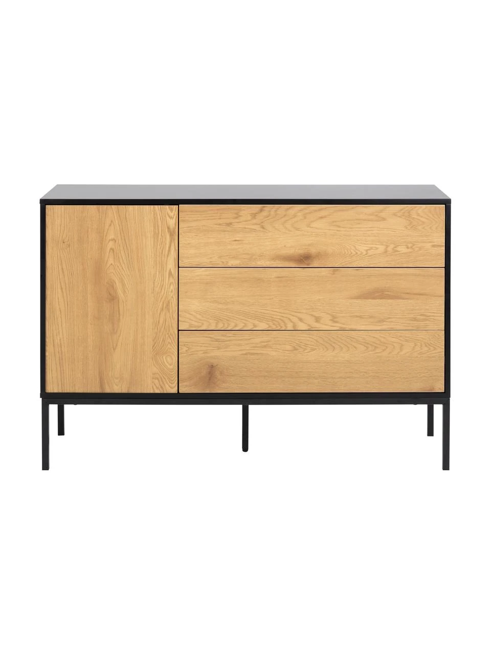 Sideboard Seaford aus Holz und Metall, B 120 x H 82 cm – Bild 6