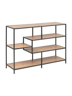 Standregal Seaford aus Holz und Metall, B 114 x H 78 cm