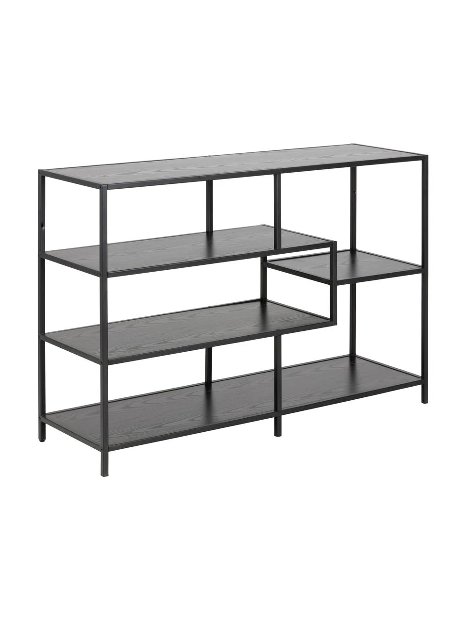 Standregal Seaford aus Holz und Metall, B 114 x H 78 cm