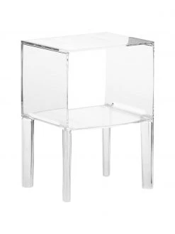 Kartell Transparenter Nachttisch Small Ghost Buster, B 40 x H 57 cm