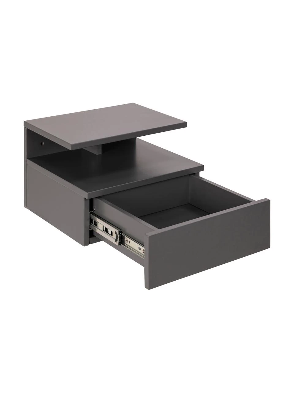 Wand-Nachttisch Ashlan mit Schublade, B 35 x H 23 cm – Bild 5