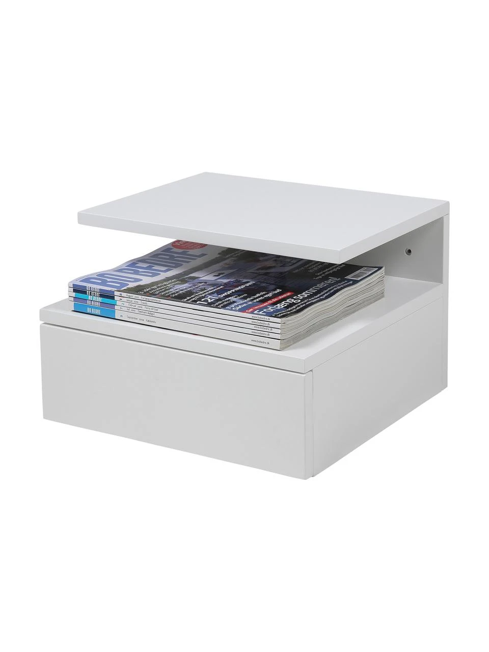 Wand-Nachttisch Ashlan mit Schublade, B 35 x H 23 cm – Bild 5