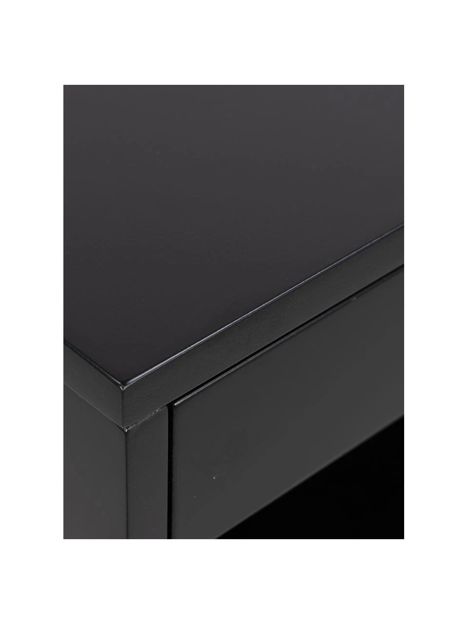 Wand-Nachttisch Cholet in Schwarz mit Schublade, B 50 x H 24 cmNur noch wenige verfügbar – Bild 6