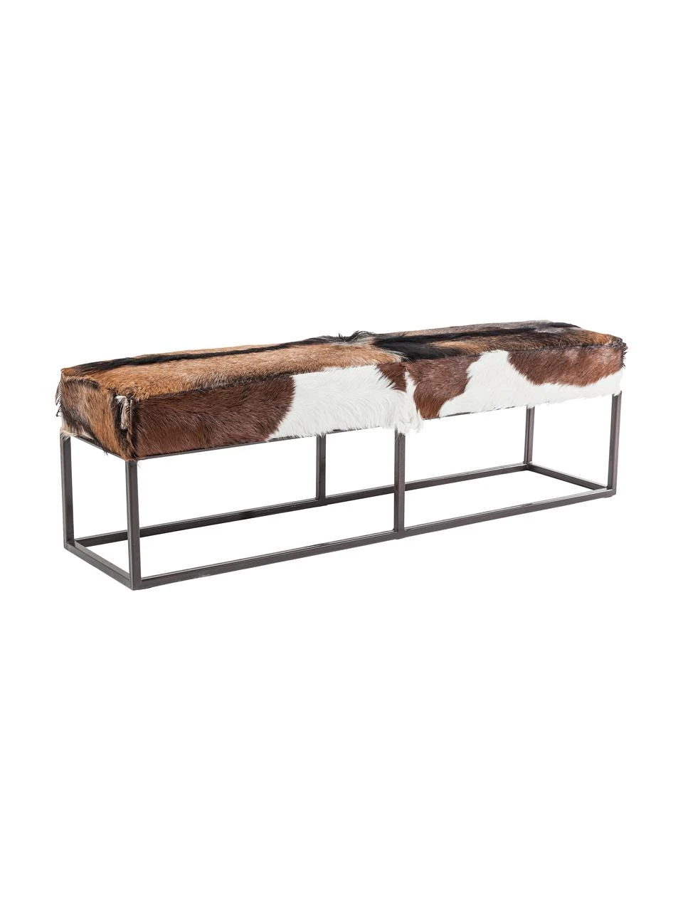 Kare Design Ziegenfell-Sitzbank Country Life, B 140 x H 47 cm